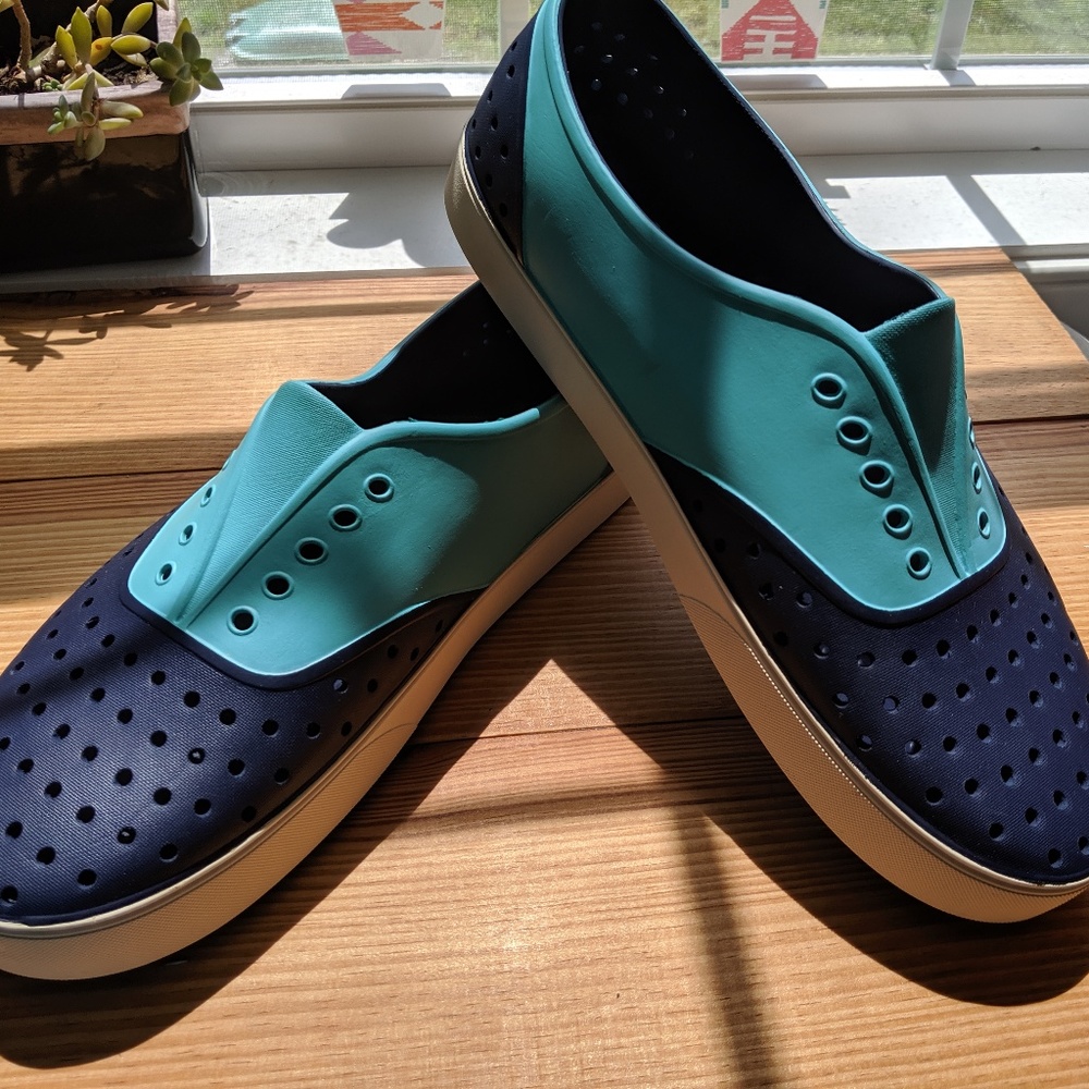 New! Men's Slip-on Color Block Native Shoe